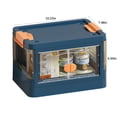 thumbnail image 3 of Up to 65% off Plastic Storage Bins For Closet Organizers And Storage, Folding Storage Box, Stackable Storage Bins With Open Front Door, Collapsible Storage Bins, 3 of 8