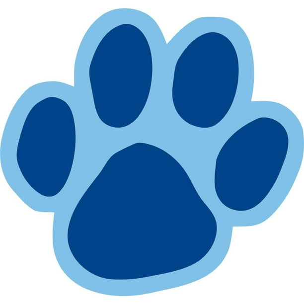 Blues Clues Blue Paw Print Kids Children's TV Show Wall Decals Decal