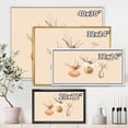 thumbnail image 4 of Designart 'Gold Vases With Bouquets Of Wildflowers I' Traditional Framed Canvas Wall Art Print, 4 of 5