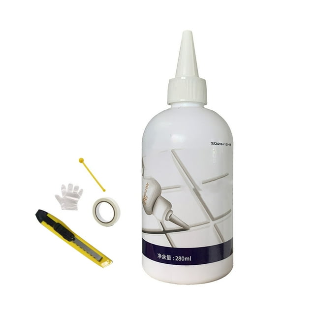 Ceramic Tile Sealant Hand Extrusion Tool Set Wall Floor Kitchen Bathroom Edge Special Caulking Agent 280ml
