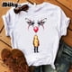 thumbnail image 5 of Camiseta personalizada de película de payaso de terror para mujer, ropa con estampado de Stephen King, Pennywise, Tops para mujer 2024, 5 of 5