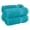 Aqua Blue, variant on Cotton Paradise 100% Cotton 4 Piece Washcloths, Soft Absorbent Small Hand Face Towels Wash Rags for Body, Navy Blue