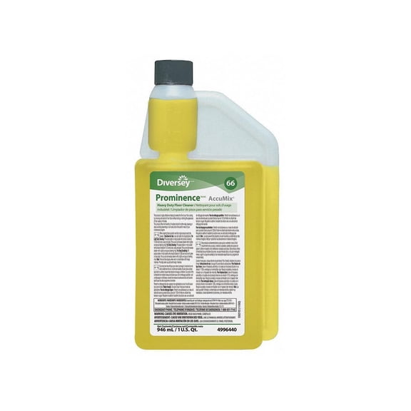 Diversey 94996440 Prominence Heavy Duty Floor Cleaner 32 oz Citrus Yellow