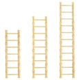 thumbnail image 1 of Ladder Model Craft House Warming Adornment Wood 3Pcs 16.8x3.4x0.6in, 1 of 4