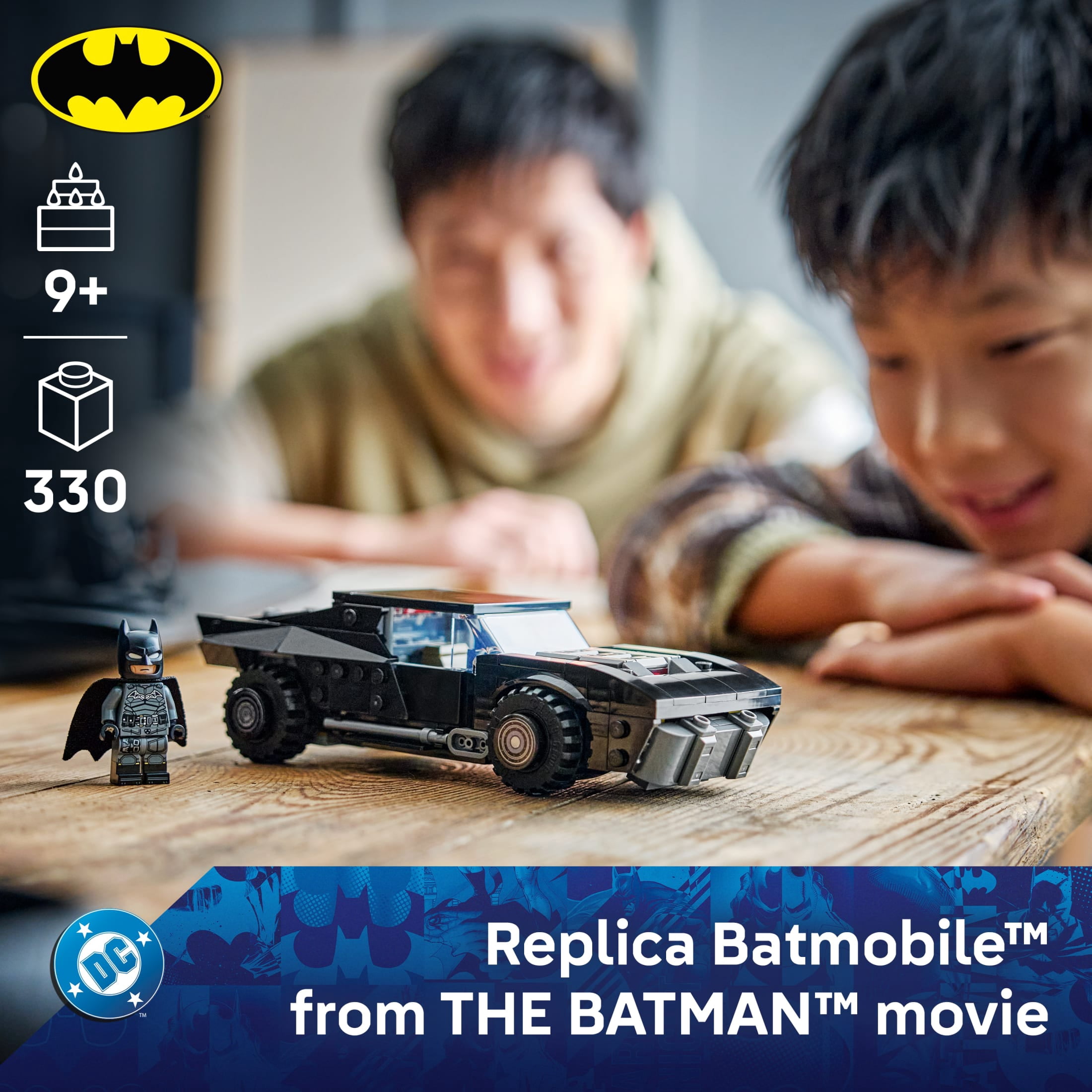 LEGO DC Batman The Batman Batmobile Building Toy for Kids