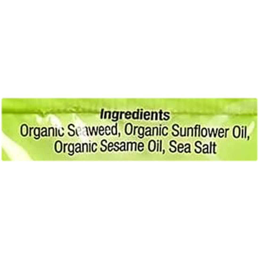 Kirkland Signature Organic Roasted Seaweed Snack, Sesame, 0.60 oz, 10 ct