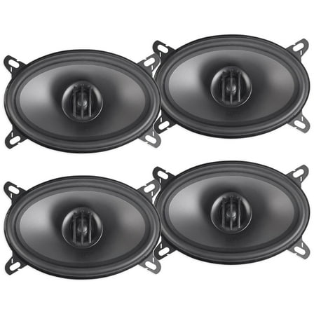 (4) MTX THUNDER46 4x6" 320 Watt 2-Way Coaxial Car Audio Speakers