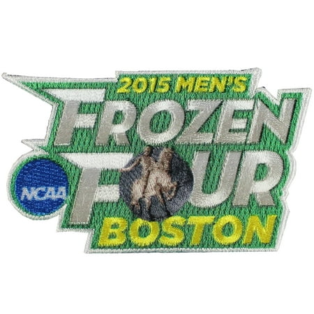 2015 NCAA Men's Hockey Frozen Four Official Jersey Patch Boston Providence Omaha North (Best Eastern North Providence)