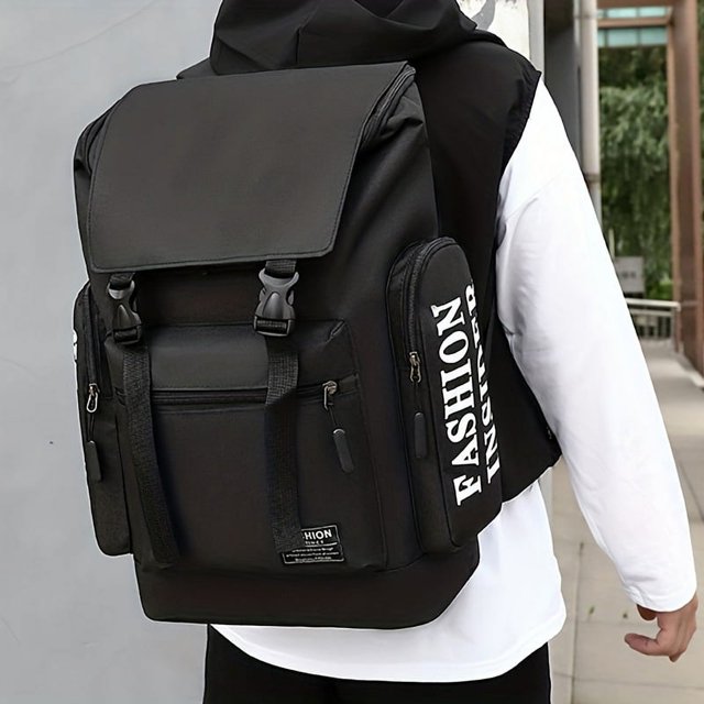 Men's Large Capacity Travel Backpack Laptop Backpack School Bag For Junior High School College Student