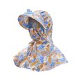 thumbnail image 1 of CSChome Chapeau de Soleil Floral avec Ventilateur Chapeau Extérieur avec Couverture Frontale Protection Visage Cou Réglable USB Rechargeable Électrique UV Pliable Écran Solaire, 1 of 7