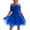 Blue Dress, variant on 50% off Clear! Women's Mini Babydoll Dress Discount Solid Color Retro Holiday Ruffle Sleeve Summer Beach Sale Boho Off Shoulder Sundress for Girls Elegant Puffy Hem
