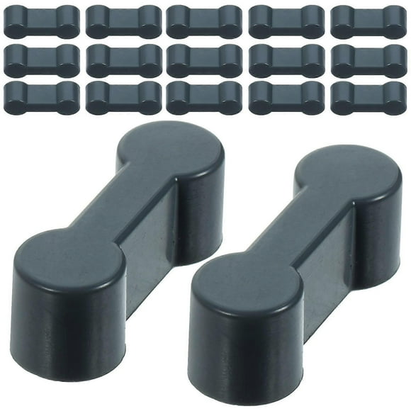 Grey Plastic Train Track Connectors 20pcs for Railway Models, Realistic Design to Stimulate Logical Thinking and Interactive Play