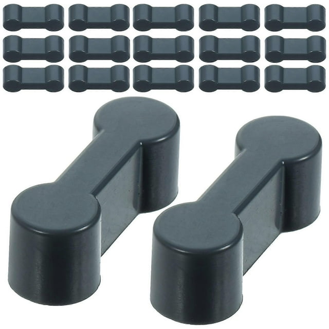 Grey Plastic Train Track Connectors 20pcs for Railway Models, Realistic Design to Stimulate Logical Thinking and Interactive Play
