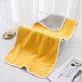 thumbnail image 3 of Lunxisen 3 pcs Premium Thick Cotton for Velvet Bath Towel& Spa, Super Absorbent Bath with No Shedding Bath Twoel Set for Adults, Luxury Hotel & Home Use.(70*140cm), 3 of 8