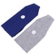 thumbnail image 1 of EeaseMX 2 diademas de moda con botones para el cuidado de las orejas, pañuelo para la cabeza, mascarilla, diadema deportiva, diadema multifuncional para fitness para mujer (azul zafiro y gris), 1 of 7