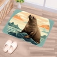 thumbnail image 5 of Sea Lion Non-Slip Polyester Chair Mats and Door Rugs - Machine Washable, 5 of 6