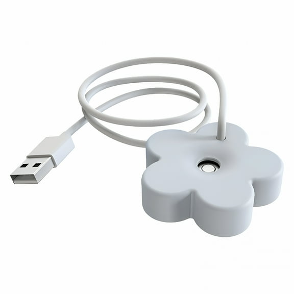 HIBIBUD Humidifier White Usb Mini Flower Humidifier Creative Cute Humidifiers Small Personal Portable Humidifier Mist Machine Fog Maker Plant Humidifier for Home Bedroom Desktop White Blue Red