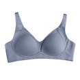 thumbnail image 2 of Gymayou Women's Wireless Bra Thin Cup Smooth Adjustment Bra for B Cup Comfort Bra Size 40, 2 of 4