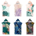 thumbnail image 4 of Poncho de Surf de microfibra Unisex, toalla con capucha, secado rápido, bata cambiante, Toalla de baño al aire libre, calentador para Surf y buceo, 4 of 4