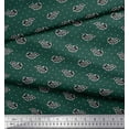 thumbnail image 3 of Soimoi Cotton Duck Fabric Fish Block Printed Craft Fabric by The Yard 56 Inch Wide, 3 of 3