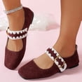 thumbnail image 3 of CHICVOMEY Vintage Flats for Women Ballet Flats with Memory Foam Dress Shoes for Women with Strap Ballet Flats Mary Jane Flats, 3 of 7
