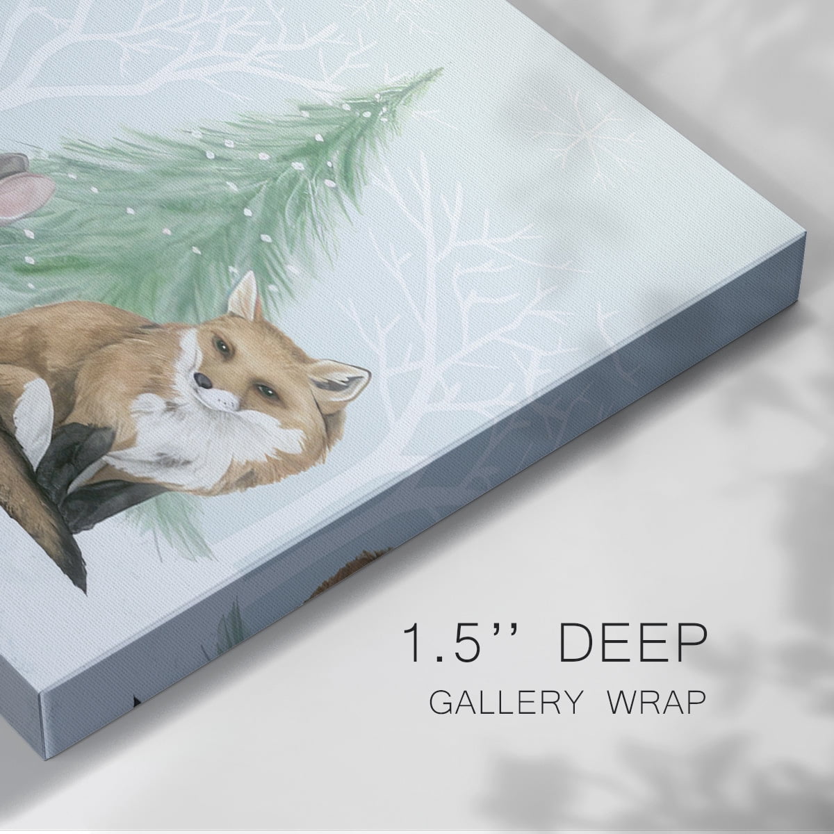 Christmas in the Forest Collection A- Gallery Wrapped Canvas