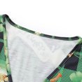 thumbnail image 4 of Pompotops Robe d'Été à Manches Courtes Col en V Vintage Cadeau de Noël à Carreaux pour Femmes, 4 of 5