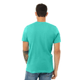 thumbnail image 4 of Bella + Canvas Jersey Cotton T-Shirt, Men’s Short Sleeve Shirt for Arts & Crafts, Solid Tee, Teal, Size S, 4 of 5