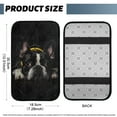 thumbnail image 5 of Yuyamidu Boston Terrier Car Arm Rest Cover Pad Comfortable Auto Center Console Armrest Cover for Cars SUVs Trucks Universal Car Armrest Cushion Pad Accessories, 5 of 7