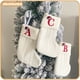 thumbnail image 2 of Bolsa de regalo de calcetines de Navidad con letras bordadas blancas de punto para niños con decoración navideña -ELE.MX, 2 of 4