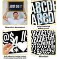 thumbnail image 3 of 400 Pcs 24 Sheets Large Letter Stickers 2.5 Inches White Alphabet Number Self Adhesive Sticker for Bulletin Board, Classrooms, Mailbox, Scrapbooking, Poster Board, Wall Vinyl Stick On, 3 of 8