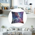 thumbnail image 5 of Throw Pillow Cover Outer Space Galaxy Pattern Universe Space Nebula Astronomy Theme Mystery Astral Cluster Decor Lumbar Pillow Case Cushion for Sofa Couch Bed Standard Queen, 5 of 7