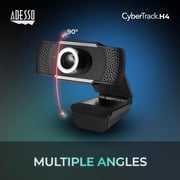 Adesso Cybertrack H4 High Resolution 1080P Desktop Webcam CYBERTRACKH4TAA