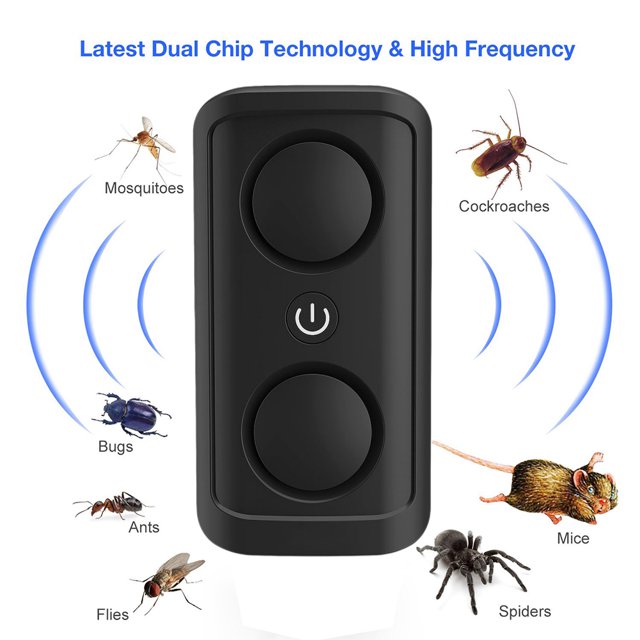 Ahuyentador de mosquitos electrónico ultrasónico para el hogar y la oficina Sywqhk Accesorios para autos y motos
