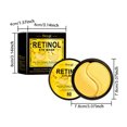 thumbnail image 3 of Gzwccvsn Retinol Eye Cream Eye Mask, Gold Collagen Under Eye Patches with Aloe Vera Natural for Dark Circles and Puffiness, Hyaluronic Acid Eye Mask, Moisturizers Skincare Products, 3 of 8