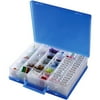Cropper Hopper Embellishment Organizer Case, Blue 9.5X11.5X2.5