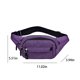 thumbnail image 3 of Teissuly Clearance Sports Pack , Outdoor Waist Pack Bag With 3 Zipper Pockets, Super Capacity Bag With Adjustables Belt For Traveling Hiking Cycling Workout Casual(Purple, 28x14x10cm /11.02x5.51x3.94in) Teissuly WER2023081406142, 3 of 8