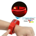 thumbnail image 4 of Unique Bargains LED Wristband, 4 Pack Light Up Bracelets LED Armbands, Rainbow, 4 of 7