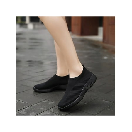 

LUXUR Women s Slip On Sneakers Sock Sneakers Size 5.5-8.5