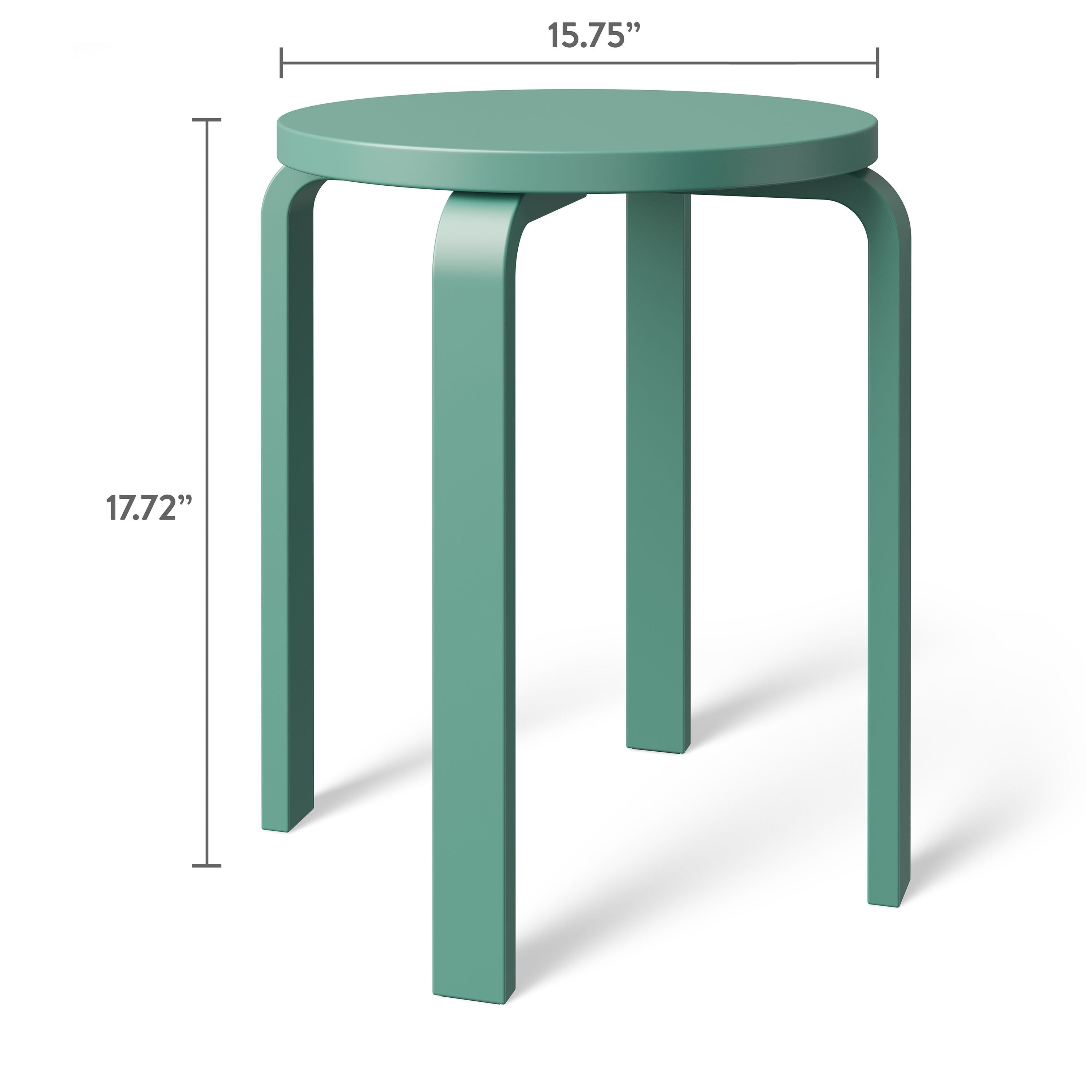 Mainstays Kids Wood Nightstand Side Table, Frosty Spruce