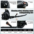 thumbnail image 6 of Wharick Leaf Blower for Lawn Care - Backpack Leaf Blower 63CC Gas Powered 2-Cycle Engine, 665CFM Strong Air Flow for Leaf, Sand, Gravel and Snow, 6 of 8
