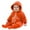 BR385 Red, variant on Rhuody Newborn Girl Onesies 6-9 Months Long Sleeve Bodysuit Full Infant Winter Wear With Hood For Warm Romper Jumpsuit Outfit Leisure Soft Wear Orange