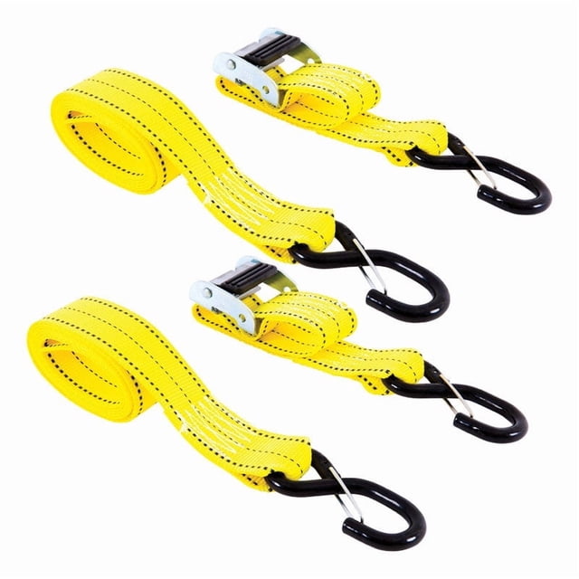 Soporte para correas, amarillo, 2 cm de ancho x 2,4 m de largo, 363 kg, 1 paquete