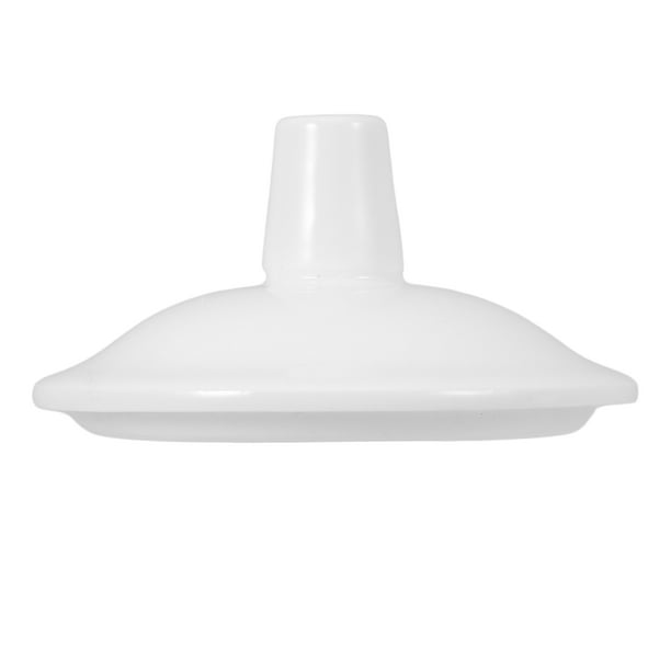 Tapa para taza de té de cerámica, tapa para taza de café de porcelana blanca, cubierta para tetera de té redonda pequeña, cubierta para bebida de repuesto de 6,8 cm