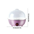 thumbnail image 3 of Sentmoon Cooker Mini Multifunctional Stainless Steel Household Double Layer Boiled Eggs Breakfast Small Home Electricity, 3 of 6