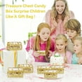 thumbnail image 4 of ABCISI 12PCS Party Favor Boxes, Treasure Chest for Candy Box Wedding Favor Boxes Clear Favor Gift Boxes for Wedding Baby Shower Birthday Party Decorations (Gold), 4 of 9