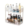 thumbnail image 1 of Organizador de mostrador de baño de 3 Niveles, Organizador de Maquillaje, Vitrinas cosméticas de acrílico Transparente (3 Capas Color Transparente), 1 of 7