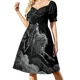 thumbnail image 3 of Vestido elegante de manga corta estilo Gatsby para mujer, vestidos de noche, vestidos de mujer, conjuntos de playa para mujer, 3 of 7