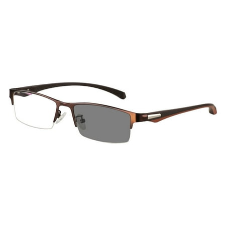 Photochromic Anti Blue Ray Reading Glasses +1.0 to +3.5 Flexible Temples UV400 Farsighted Sunglasses