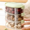 thumbnail image 2 of Contenedores de Almacenamiento de Alimentos de 3 con Tapa, Anillo de Silicona Apilable Extraíble de Plástico, Caja de Almacenamiento de Alimentos Hermética A Prueba de Fugas, 2 of 5